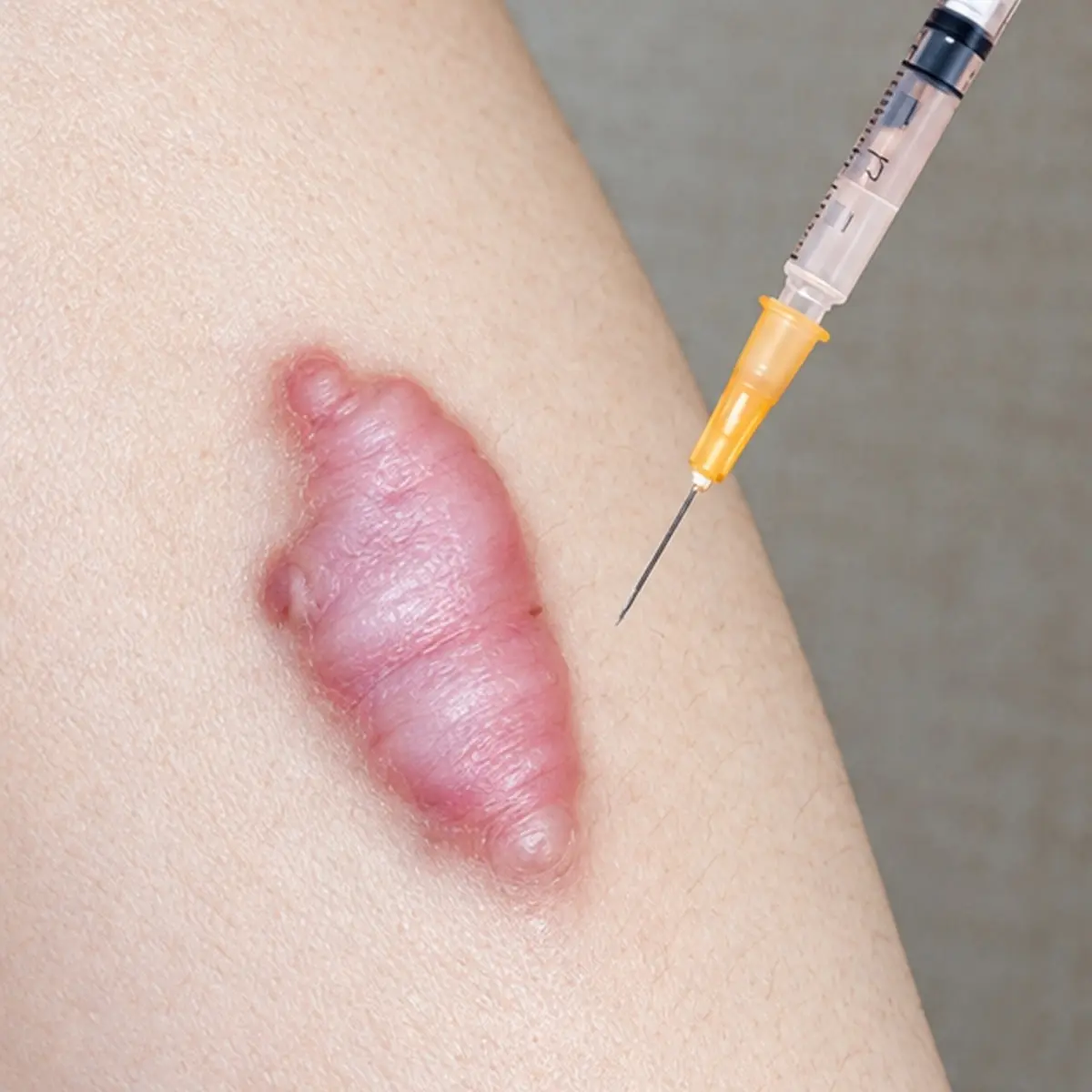 Keloid Flattening Injection